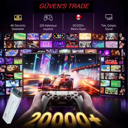 GUVEN'S TRADE® I 20.000+ Oyunlu M15 Retro Oyun Konsolu